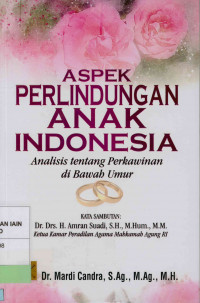Image of Aspek perlindungan anak Indonesia : Analisis tentang perkawinan di bawah umur