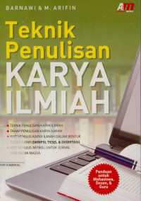 Image of Teknik penulisan karya ilmiah