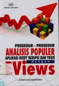 Image of Prosedur-prosedur analisis populer aplikasi riset skripsi dan tesis dengan eviews