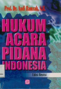 Image of Hukum Acara Pidana Indonesia Edisi Revisi