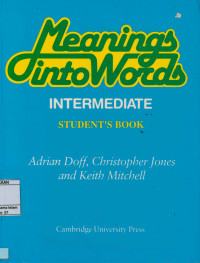 Image of Meanings Into Words : Intermediate Student's Book