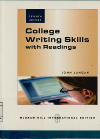 Image of College Writing Skills with Readings
