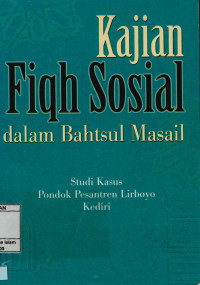 Image of Kajian fiqh sosial dalam bahtsul masail