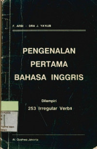 Image of Pengenalan pertama bahasa Inggris : Dilampiri 253 irreguler verbs