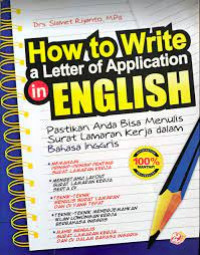 Image of How to Write a Letter of Applocation in English