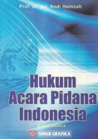 Image of Hukum Acara Pidana Indonesia