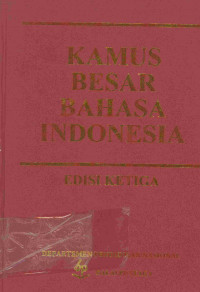Image of Kamus besar bahasa Indonesia Edisi Ketiga