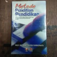 Image of Metode penelitian pendidikan