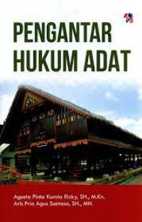 Image of Pengantar hukum adat