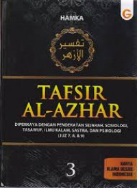 Image of Tafsir Al-Azhar Buku 3 ( Juz 7,8, & 9)