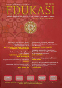 Image of Edukasi jurnal penelitian pendidikan agama dan keagamaan
