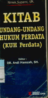 Image of Kitab undang-undang hukum perdata (KUHPerdata)