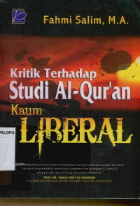 Image of Kritik terhadap studi al-qur'an kaum liberal