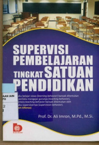 Image of Supervisi pembelajaran tingkat satuan pendidikan
